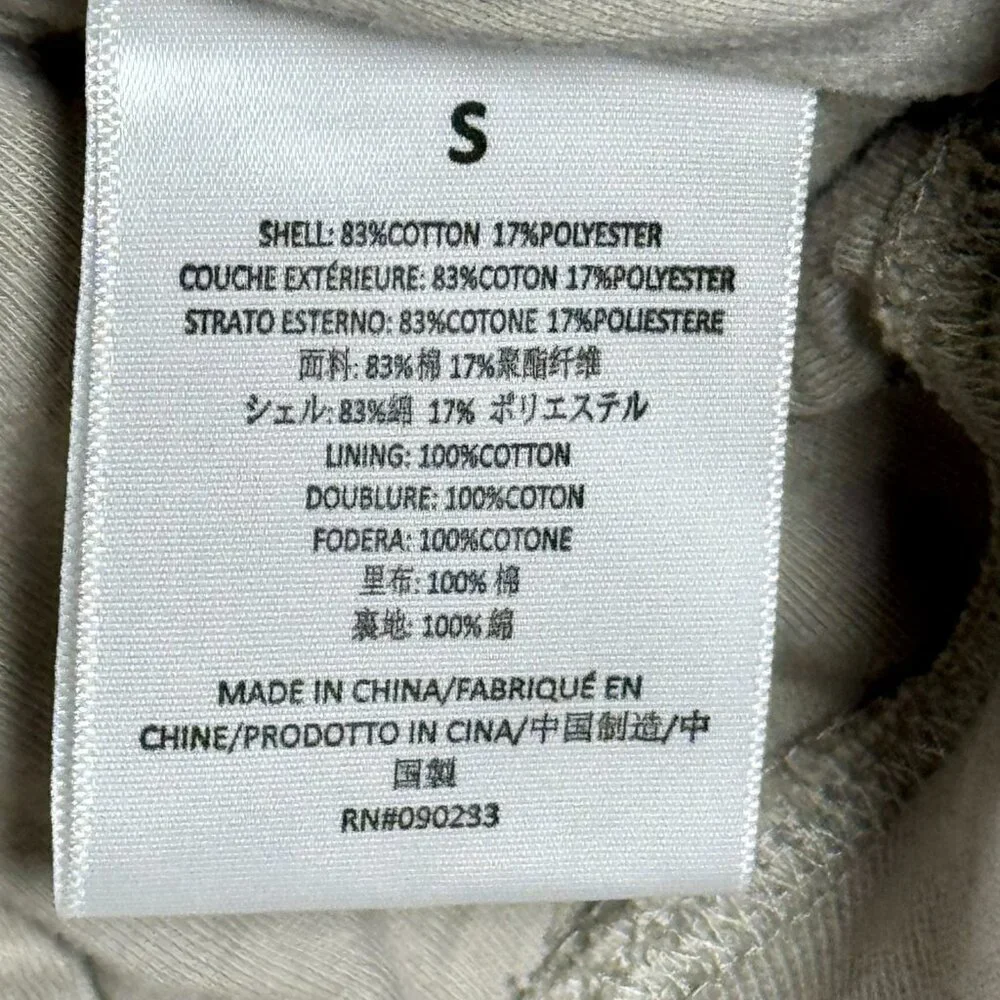 Fear of God Essentials Seal Waffle Knit Short Sleeve Sweatshirt in Seal Gray Sz - Picture 8 of 9